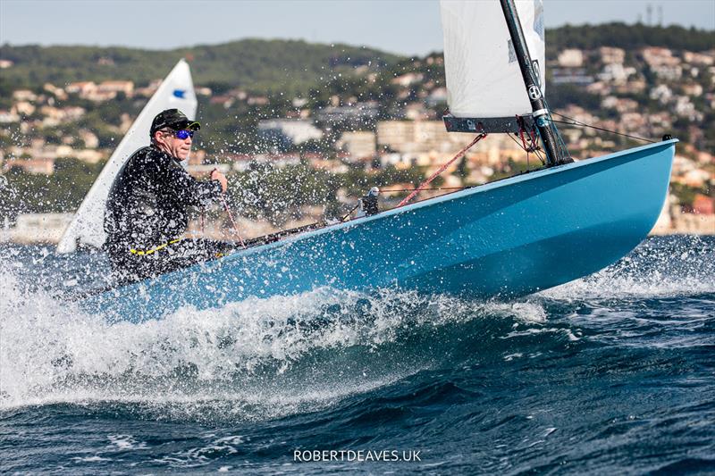 Andy Davis - 2022 OK Dinghy European Championship - photo © Robert Deaves