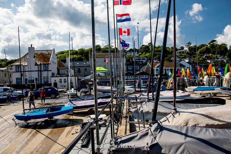 Lyme Regis is getting busy - photo © Robert Deaves