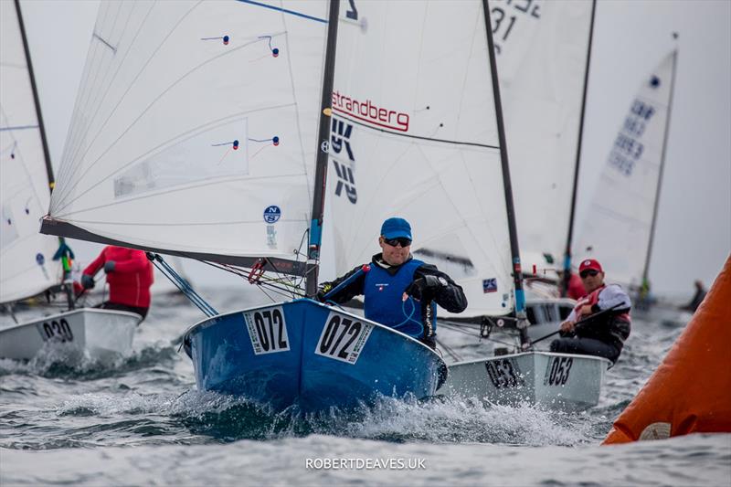 OK Dinghy Worlds Day 1 - Russ Clark, GBR - photo © Robert Deaves / www.robertdeaves.uk