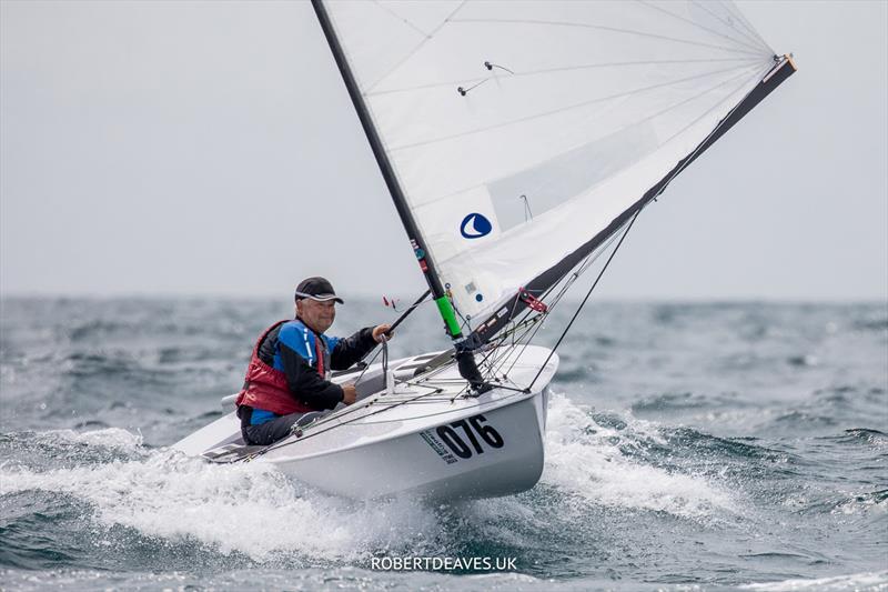 OK Dinghy Worlds Day 2 - Bo Petersen, DEN - photo © Robert Deaves / www.robertdeaves.uk