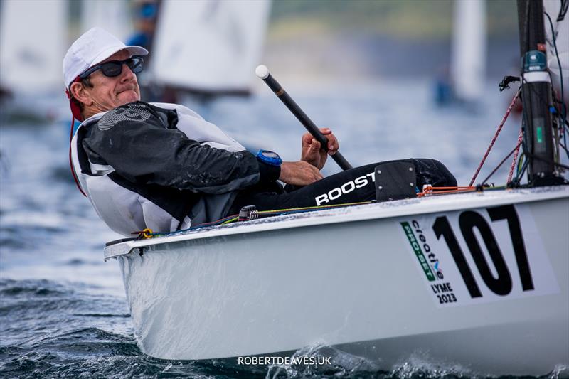 OK Dinghy Worlds Day 4 - Nick Craig, GBR - photo © Robert Deaves / www.robertdeaves.uk