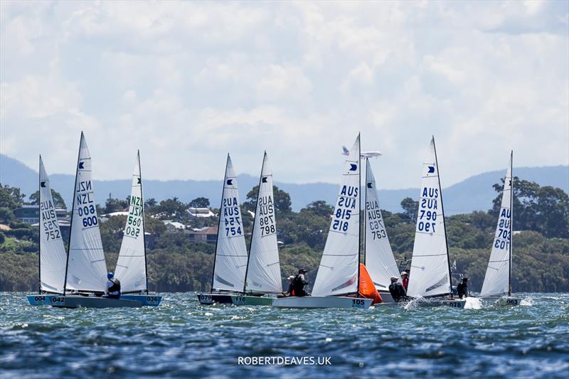 OK Dinghy Australian Championship at the RQYS, Brisbane - photo © Robert Deaves / www.robertdeaves.uk