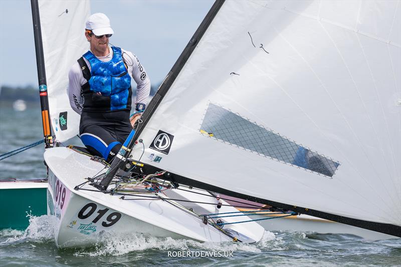 Nick Craig, GBR - 2024 OK Dinghy World Championship Brisbane - photo © Robert Deaves