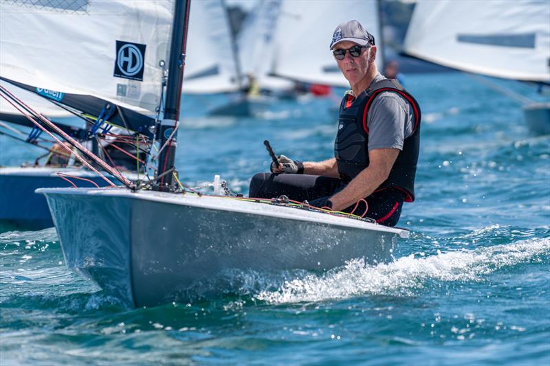 Roger Tushingham - PRO-SET Epoxy OK class UK National Championships at Brixham photo copyright Tom Wild taken at Brixham Yacht Club and featuring the OK class