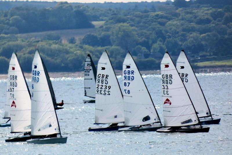 Allen OK class UK Southern Championship at Stokes Bay photo copyright Jennie Clark taken at Stokes Bay Sailing Club and featuring the OK class