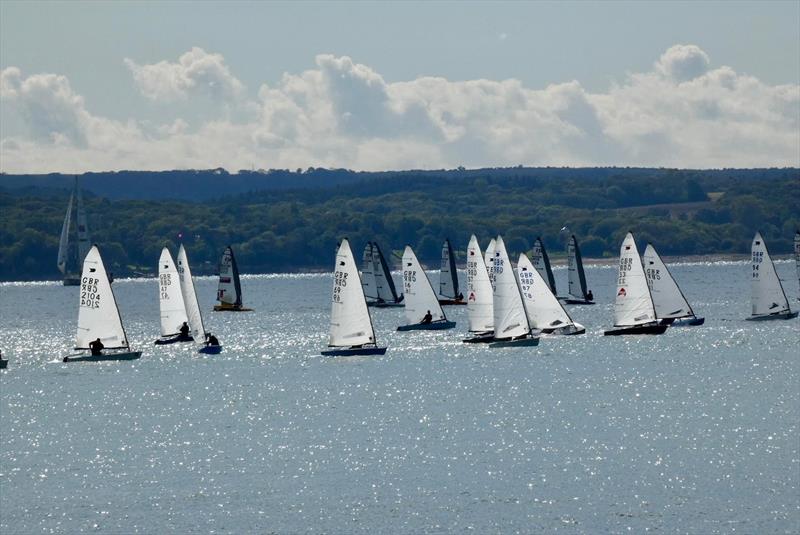 Allen OK class UK Southern Championship at Stokes Bay photo copyright Jennie Clark taken at Stokes Bay Sailing Club and featuring the OK class