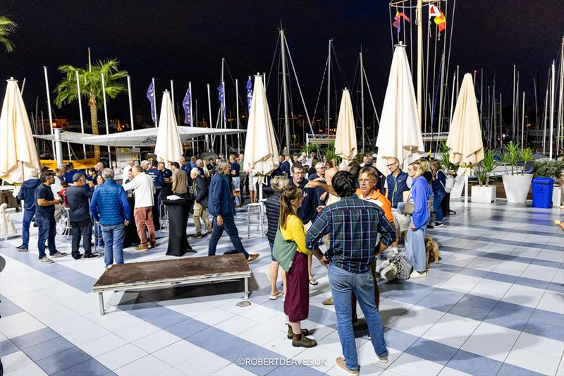 OK Dinghy Europeans Opening Reception on the deck  - photo © Robert Deaves / www.robertdeaves.uk