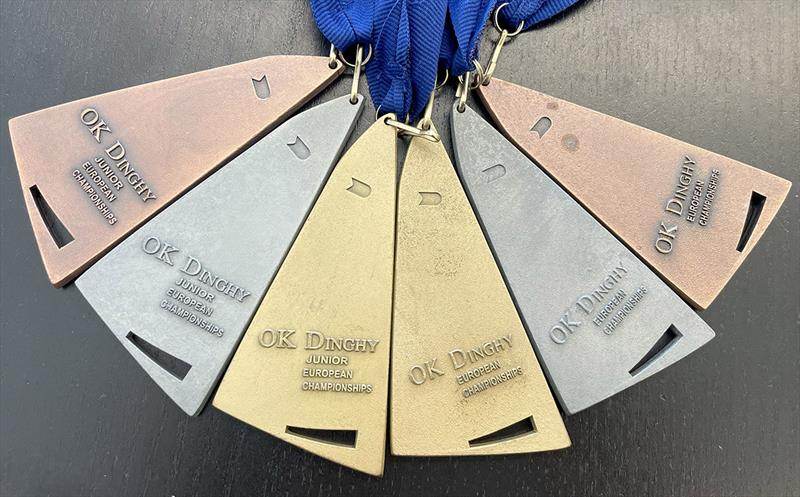 Medals - OK Dinghy European Championship 2024 - photo © Robert Deaves