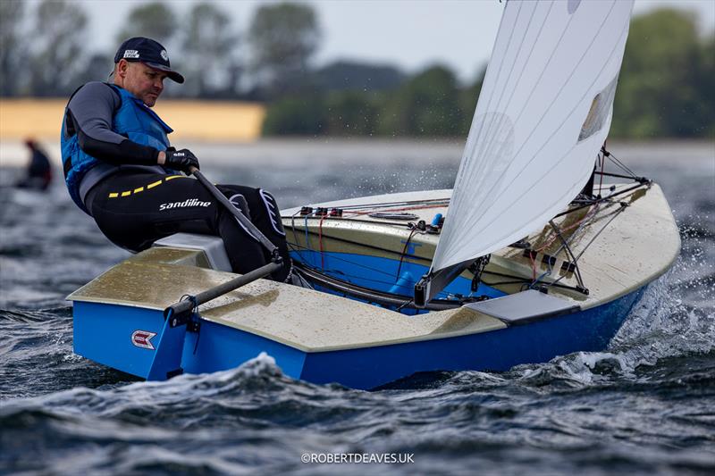 Sonke Behrens, GER in the OK Dinghy class at Kieler Woche photo copyright Robert Deaves taken at Kieler Yacht Club and featuring the OK class