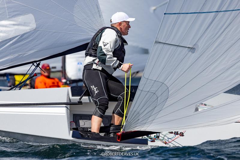 Sebastian Schmidt-Klügmann, GER - OK Dinghy class at Kieler Woche, Day 3 - photo © Robert Deaves