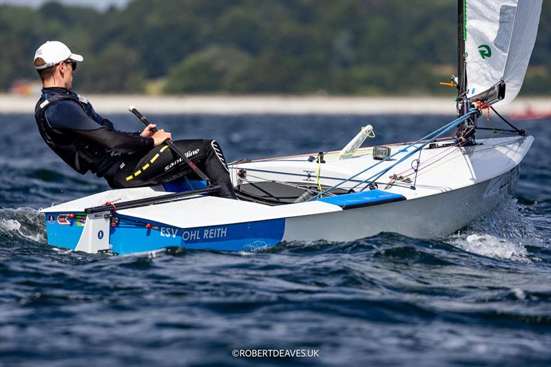 Johannes Janhsen, GER - OK Dinghy class at Kieler Woche, Day 3 - photo © Robert Deaves