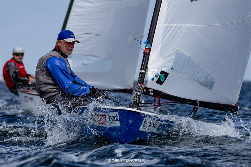 Ralf Tietje, GER - OK Dinghy class at Kieler Woche, Day 3 - photo © Robert Deaves