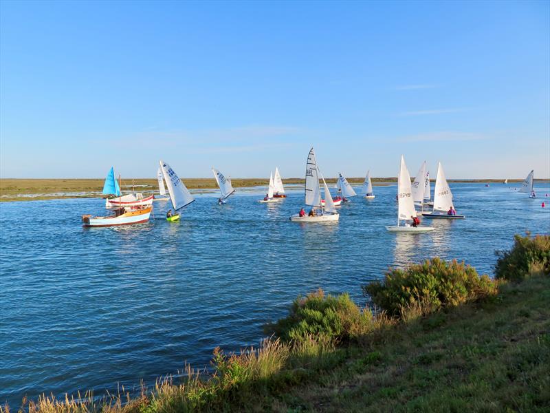 End of Summer Racing at Overy Staithe - photo © Bernard Clark
