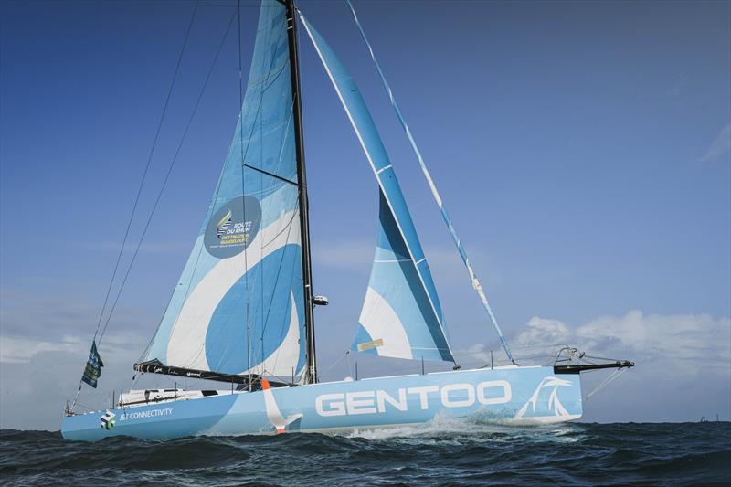 Harayda James on Gentoo during the Route du Rhum - Destination Guadeloupe - photo © Harayda James / Gentoo Sailing Team