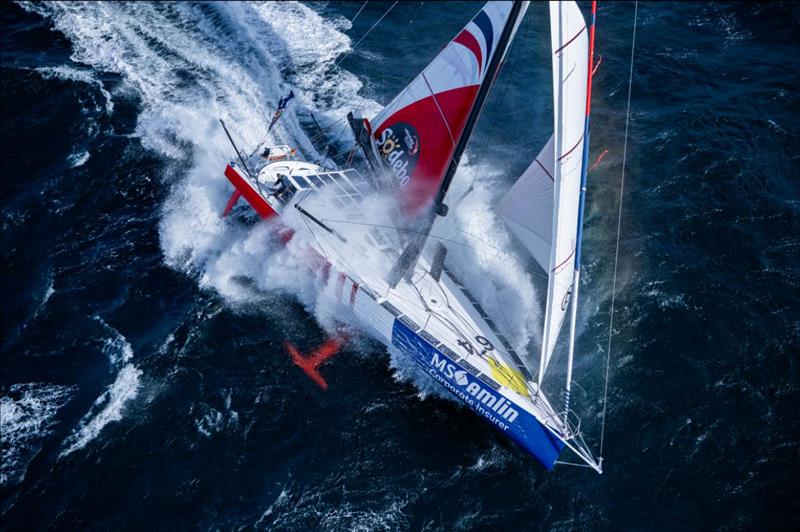 Conrad Colman / MS Amlin photo copyright Thomas Deregniaux / Qaptur / MS AMLIN taken at  and featuring the IMOCA class