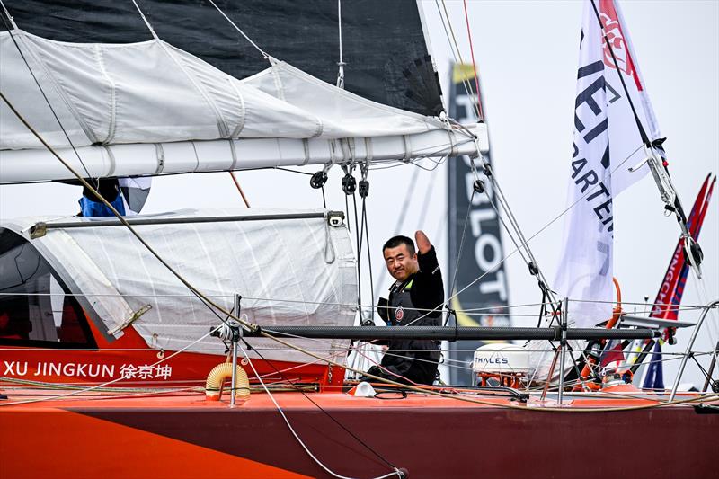 Jingjun Xu - Singchain Team Haikou - Start Vendée Globe - Les Sables d'Olonne - IMOCA60 - November 10, 2024 - photo © Jean-Louis Carli