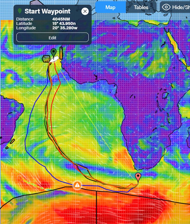 Jean Le Cam - 1000hrs - Weather Routing - Predictwind - November 19, 2024 photo copyright Predictwind taken at Royal Yacht Squadron and featuring the IMOCA class