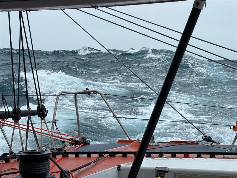 Southern Ocean -  Singchain Team Haikou -  Vendée Globe Race - December 09, 2024 photo copyright Jingkun Xu taken at Yacht Club de France and featuring the IMOCA class