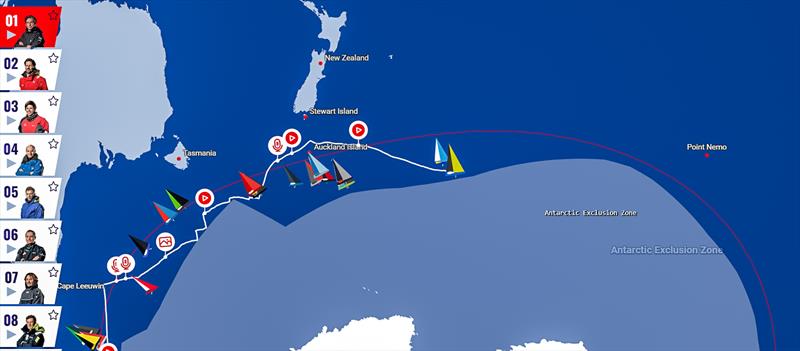 Tracker positions - Vendée Globe Race - 0200hrs UTC December 17, 2024 photo copyright Vendee Globe taken at Yacht Club de France and featuring the IMOCA class