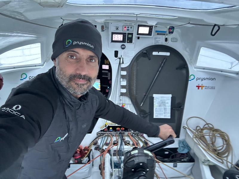 Giancarlo Pedote in the Vendée Globe - Onboard image, week 6 - photo © Giancarlo Pedote