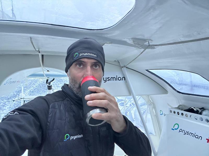 Giancarlo Pedote in the Vendée Globe - Onboard image, week 6 - photo © Giancarlo Pedote