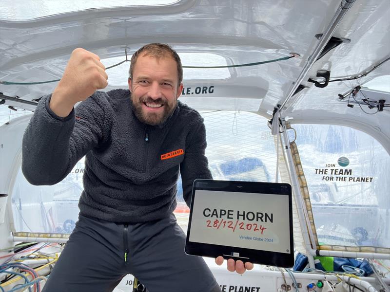 Sam Goodchild passes Cape Horn in the Vendée Globe 2024 - photo © Sam Goodchild #VG2024