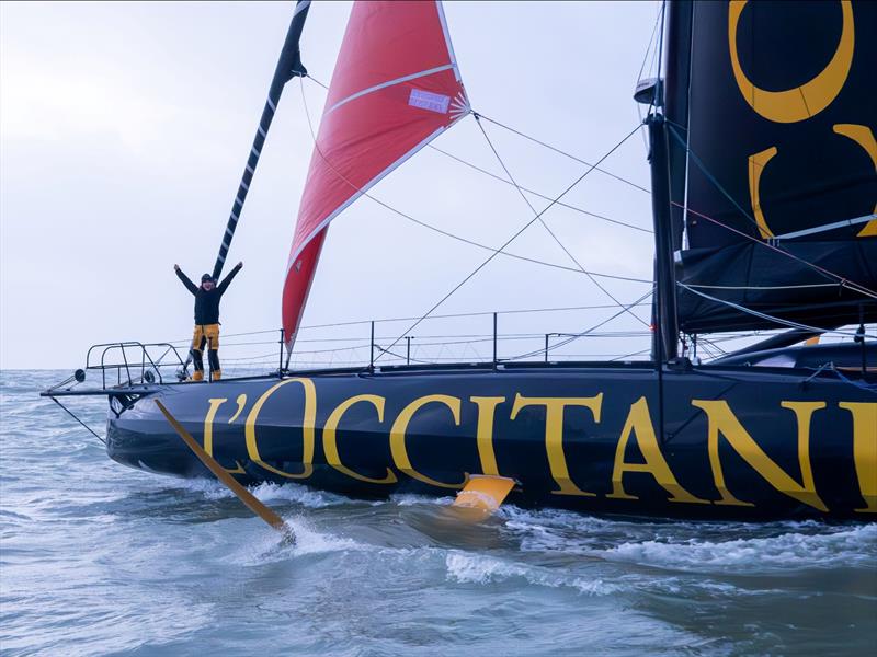 Clarisse Crémer 11th in the Vendée Globe photo copyright PKC Media / Anneau Beaugé / Aléa taken at  and featuring the IMOCA class