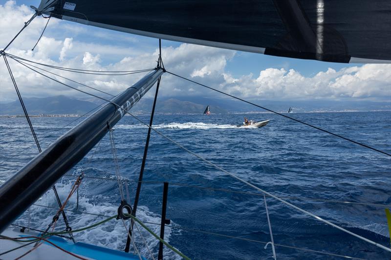 Allagrande Mapei - Leg 4 The Ocean Race 2025 - Sept 2, 2025 photo copyright Pierre Bouras/The Ocean Race taken at Circolo della Vela Sicilia and featuring the IMOCA class