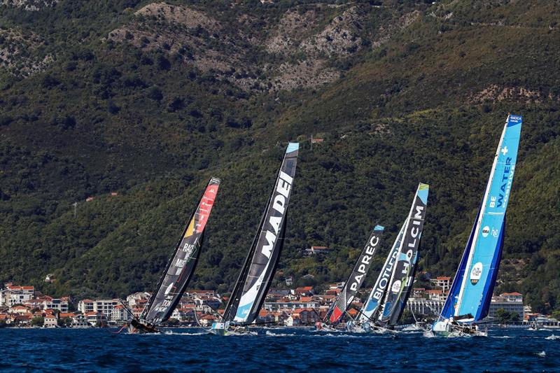 IMOCA fleet race in the final Coastal Race during The Ocean Race Europe in Boka Bay, Montenegro on September 20 - photo © Lloyd Images / The Ocean Race Europe 2025