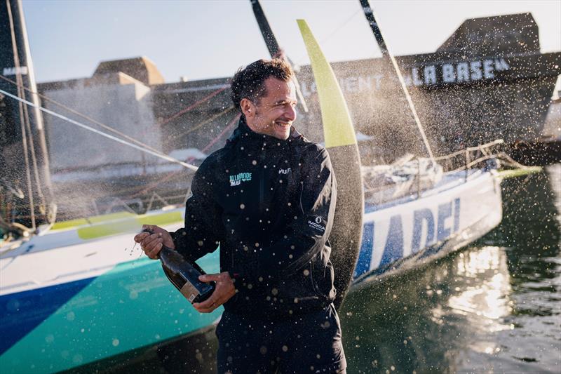 Ambrogio Beccaria (Allagrande Mapei) finishes 2nd in the 48 Heures Azimut - photo © Jean-Louis Carli / Défi Azimut