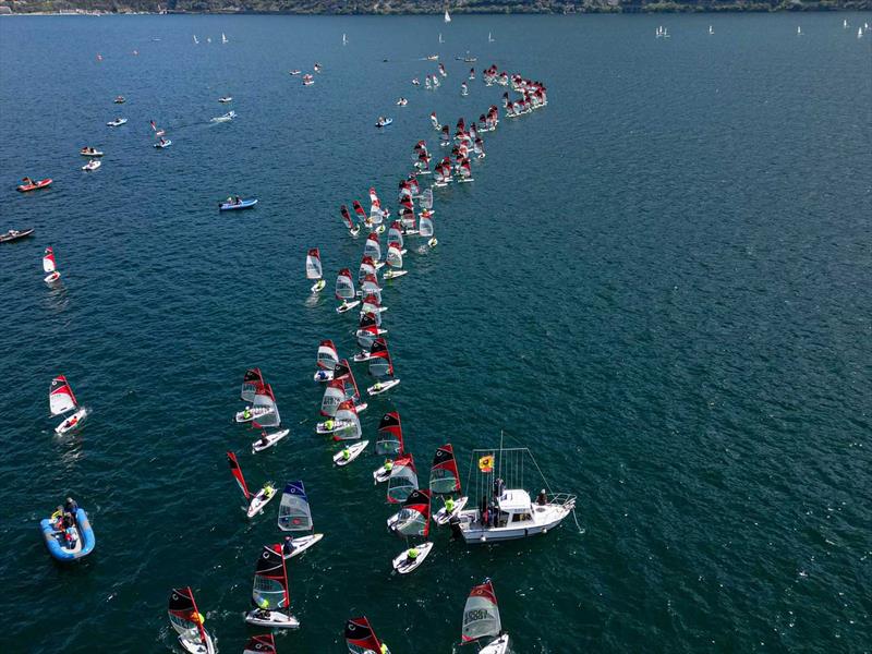 Open Skiff World Championships photo copyright Elena Giolai taken at Circolo Vela Arco and featuring the O'pen Skiff class