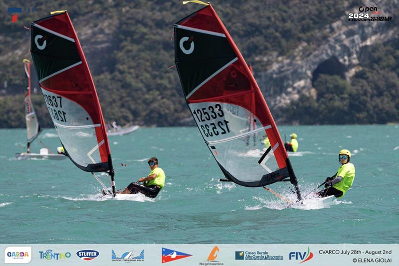 Open Skiff Youth World Championships at Lake Garda Day 4 photo copyright Elena Giolai taken at Circolo Vela Arco and featuring the O'pen Skiff class