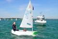 Overall winner, Hazel Butterfield - Magic Marine UK Optimist open meeting at Hayling Island - Coached fleet © TeamHISC