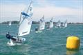 Freddie Willder in the lead - Magic Marine UK Optimist open meeting at Hayling Island - Coached fleet © TeamHISC