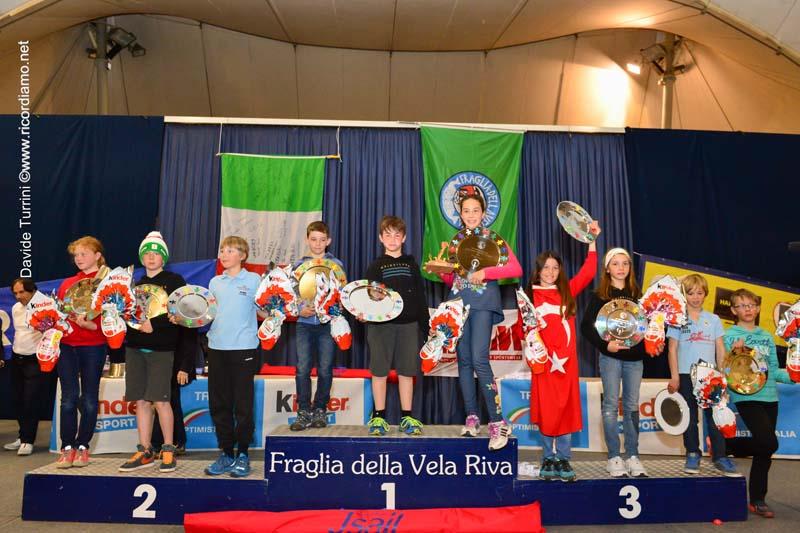 32nd Lake Garda Optimist Easter Regatta winners at World Youth Sailing Week - photo © Davide Turrini / www.ricordiamo.net