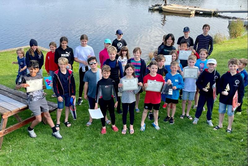 Sailors in the Barnt Green Optimist Open - photo © Debbie Smith