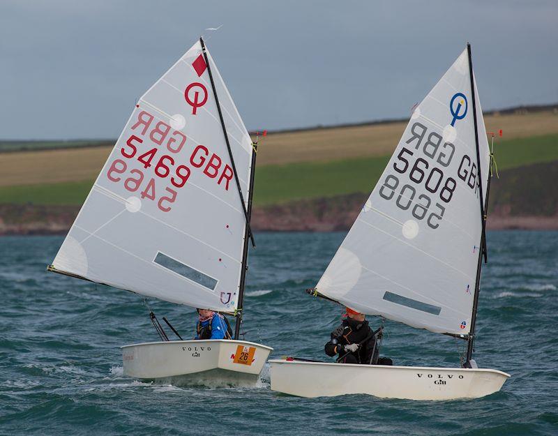 BYS Welsh Regional Championships at Pembrokeshire YC photo copyright Alex Brown taken at Pembrokeshire Yacht Club and featuring the Optimist class