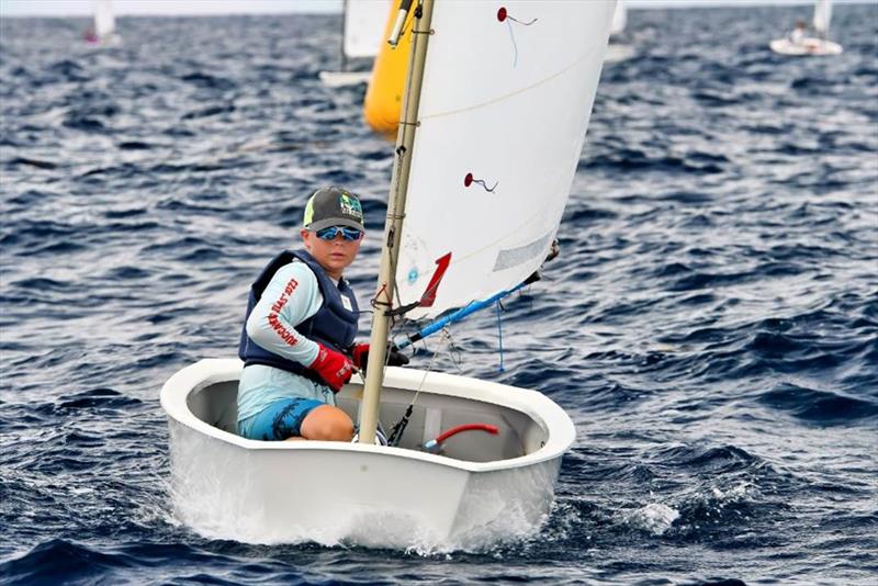 STYC's Will Zimmerman, Blue Fleet Winner at 2023 IOR photo copyright Dean Barnes taken at St. Thomas Yacht Club and featuring the Optimist class