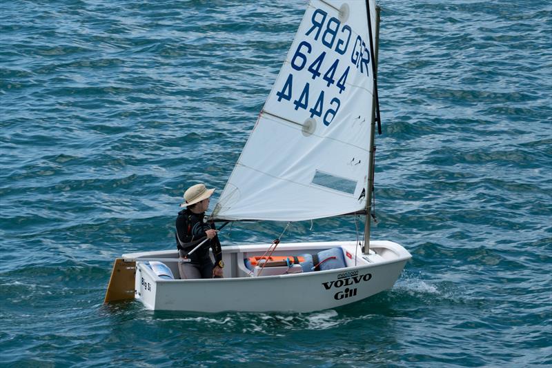 Jack Hewgill - 167th Jersey Electricity Gorey Regatta photo copyright Simon Ropert taken at Royal Channel Islands Yacht Club and featuring the Optimist class