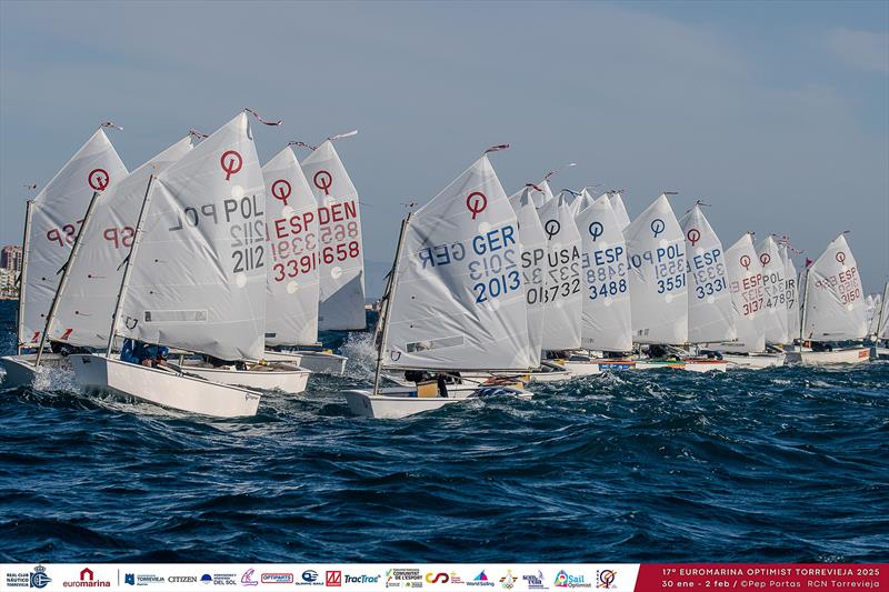 Euromarina Optimist Torrevieja Day 3 photo copyright Pep Portas / RCNT taken at Real Club Nautico Torrevieja and featuring the Optimist class