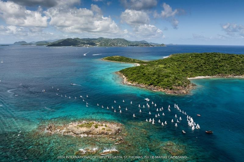 Volvo Ocean Race IOR 2024-style wraps up the TOTE Clinic photo copyright Matias Capizzano taken at St. Thomas Yacht Club and featuring the Optimist class