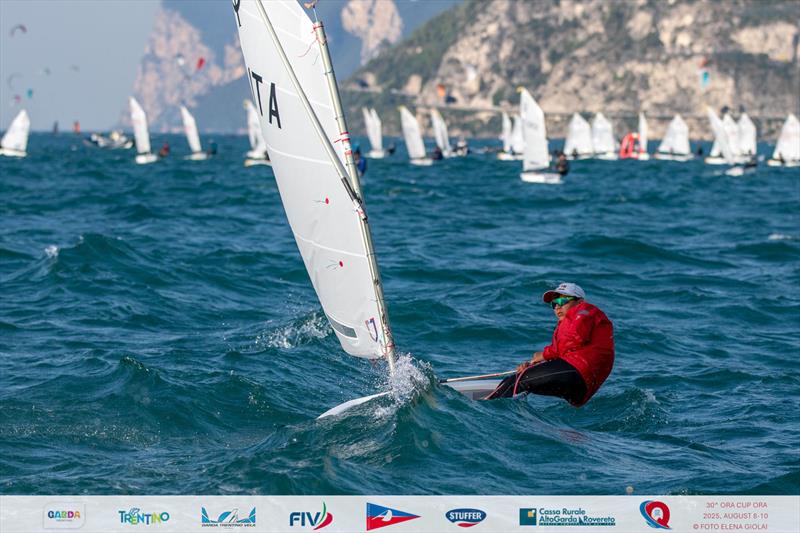 Optimists in the Ora Cup Ora 2025 final day photo copyright Elena Giolai taken at Circolo Vela Arco and featuring the Optimist class