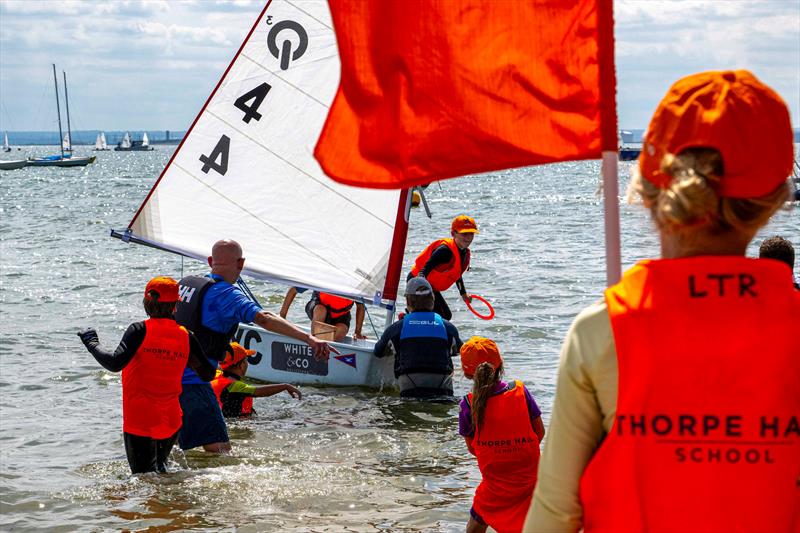 Orange team - Stingray Lemans Trophy Race during Thorpe Bay YC cadet week - photo © David Maynard / www.alleycatphotographer.com