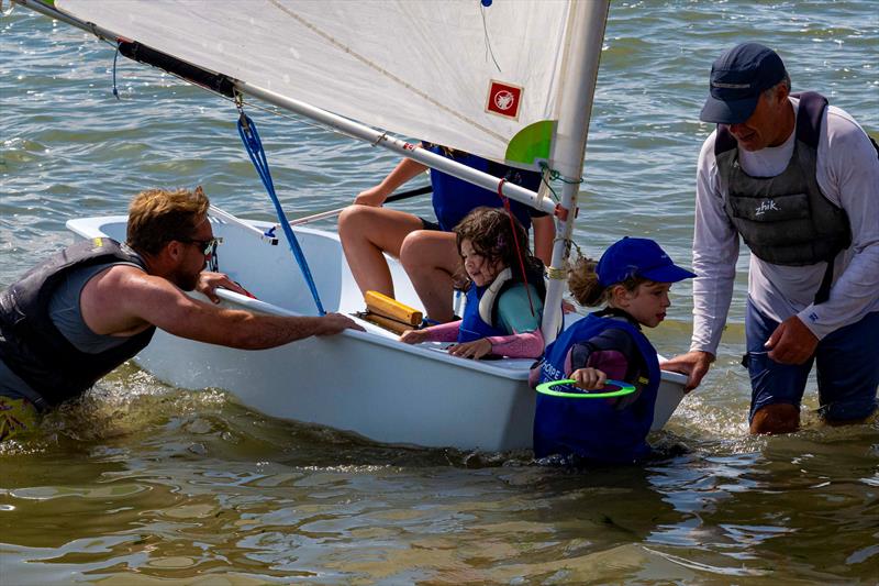Blue team - Stingray Lemans Trophy Race during Thorpe Bay YC cadet week - photo © David Maynard / www.alleycatphotographer.com