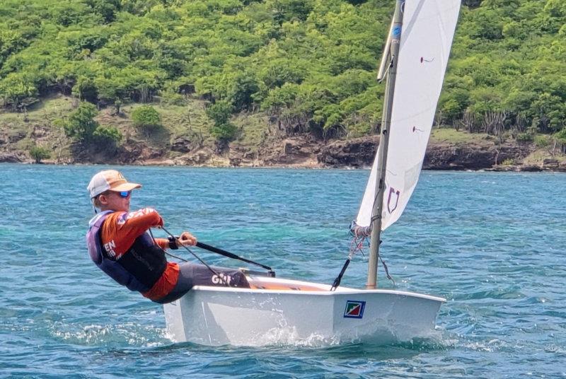 Sint Maarten YC competes in the Caribbean Dinghy Championship photo copyright SMYC taken at Sint Maarten Yacht Club and featuring the Optimist class