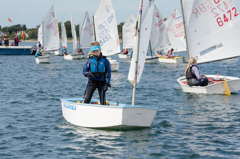 Optimist open meeting at Emsworth - photo © Don Manson