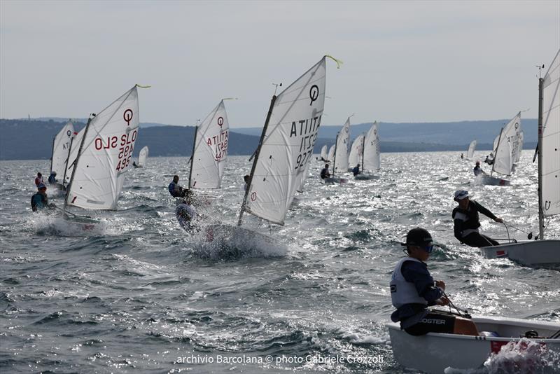 Barcolana Young Trofeo Optimist Italia Kinder Joy of Moving - Day 1 - photo © Gabriele Crozzoli