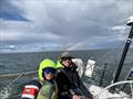 Hudson and Erik Storck onboard Blitzen - 78th Annual Block Island Race © Storck Family.