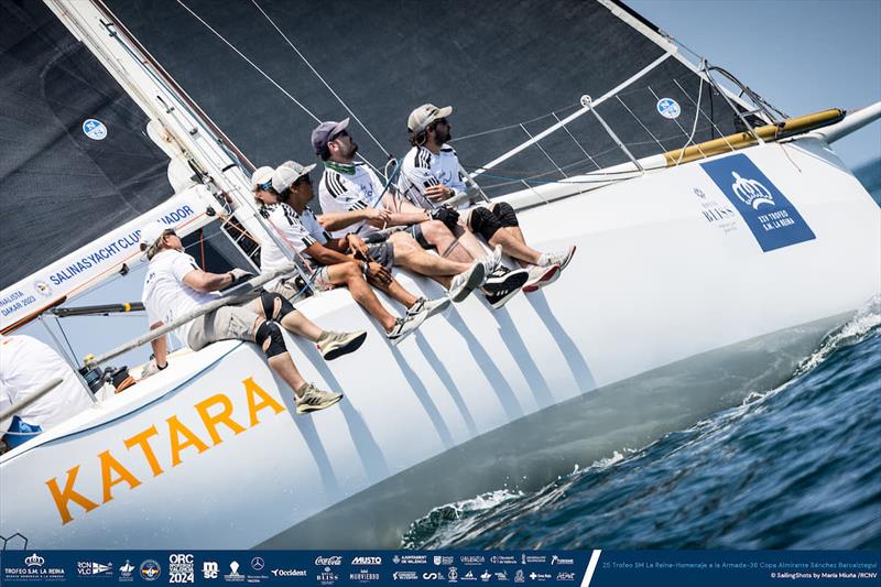 The Argentinian boat Katara by Ready Set Go (PG390), skippered by Hermógenes and Diego Barcia - 2024 ORC Sportboat European Championship - photo © Maria Muina | RCNV