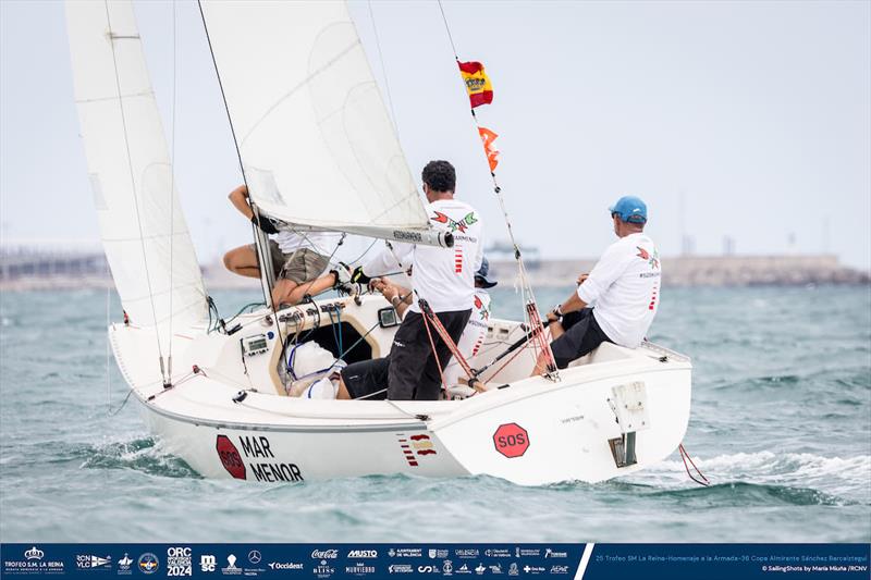 Sonar 23 Sos Mar Menor (ESP), skippered by José Antonio Anton Olmos -  2024 ORC Sportboat European Championship - photo © Maria Muina | RCNV